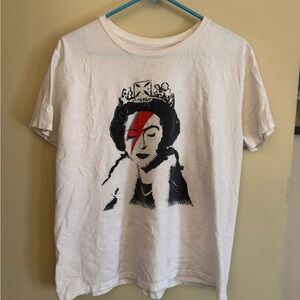 Hanes White T-Shirt with Graphic Design